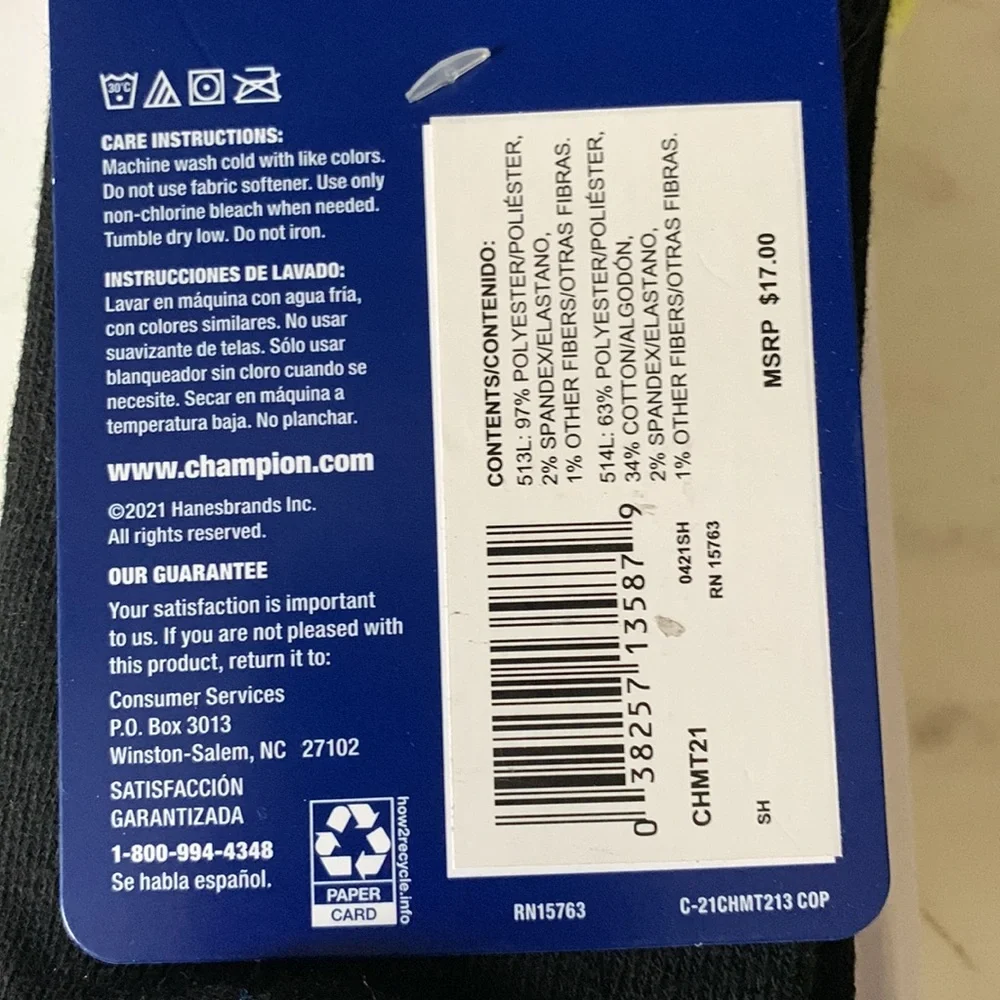 Champion crew socks